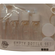 Travel Refillable Bottle Set Spray Lotion Shampoo Shower Gel Tube Bottling Cosmetic Empty Liquid Container Portable Tool - 1Set image