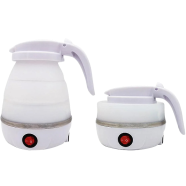Travelling Folding Kettle Electric Silicone Foldable Water Kettles Compression Leak Proof Portable Mini Kettle image