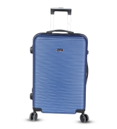 Travello 20 Inch City Dark Ultra Light Weight Luggage-Trolley Blue image