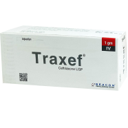 Traxef 1 gm/Vial IV Injection 1 gm Vial image