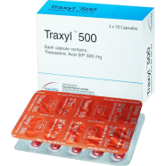 Traxyl 500 mg Capsule 1 10's Strip image