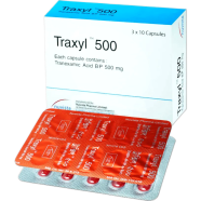 Traxyl 500 mg Capsule 1 10's strip image