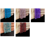 Trendy 8mm Colorful Round Beads 100 Pcs For Diy Jewelry image