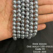 Trendy 8mm Colorful Round Beads String 100 Pcs For Diy Jewelry Making image