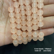 Trendy 8mm Colorful Round Beads String 100 Pcs For Diy Jewelry Making image