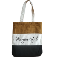 Trendy Canvas Tote Bag With Zipper image