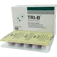 Tri-B 100 mg Plus 200 mg Plus 200 mcg 10's Strip Tablet icon