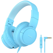 Tribit Starlet 01 Kids Headphones Wired with Microphone-Blue