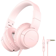 Tribit Starlet 01 Kids Headphones Wired With Microphone - Pink