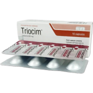 Triocim 200 mg Capsule 4's Strip image