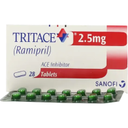 Tritace 2.5 mg Tablet 14's Strip image