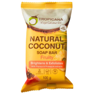 Tropicana Natural Coconut Soap Bar Fruity 100 gm image