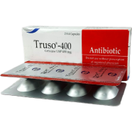 Truso 400 mg Capsule 4's strip image