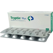 Tryptin Plus 12.5 mg 5 mg Tablet 10's Strip image