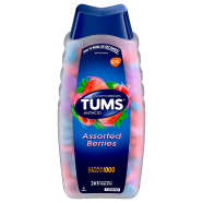 Tums Antacid Calcium Carbonate Ultra Strength Assorted Berries 265 Chew Tablets image