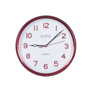 Tune Wall Clock With Digit Round-Red image
