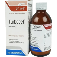 Turbocef 125 mg/5 ml Powder for Suspension 70 ml Bottle image