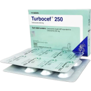 Turbocef 250 mg Tablet 7's strip image