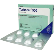 Turbocef 500mg Tablet 7s Strip icon