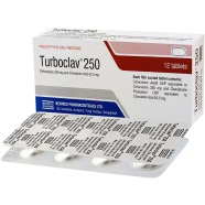 Turboclav 250 mg, 62.5 mg Tablet-4's Strip image