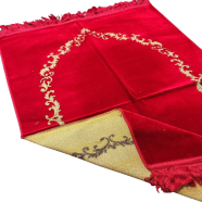 Turkish Plain One Color Design Jaynamaz Red Colour image