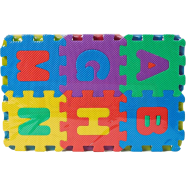 Two Yuan Foam Number, Letter Puzzle 5*6.5inch Floor Mat/Foam Puzzle/Game Puzzle Children's Educational Toy - 1 set image