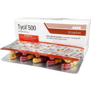 Tycil 500 mg Capsule 10's Strip icon