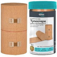 Tynor Tynocrepe cotton bandage, Beige, 6cm x 4m, 1 Unit image