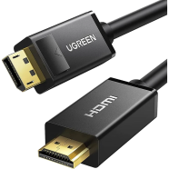 UGREEN 10202 DP Male to HDMI Male Cable 2m (Black) DP101 image