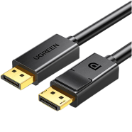 UGREEN 10212 DP Male to Male Cable 3m (Black) DP102 image