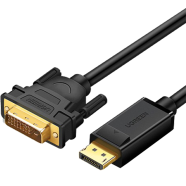 UGREEN 10221 DP Male to DVI Male Cable 2m (Black) DP103 image