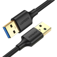 UGREEN 10370 USB-A 3.0 Male to Male Cable 1m (Black) US128 image