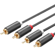 UGREEN 10519 2RCA Male to 2RCA Male Cable 3m (Black) AV104 image