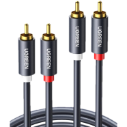 UGREEN 10520 2RCA Male to 2RCA Male Cable 5m (Black) AV104 image
