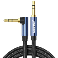 UGREEN 10688 3.5mm Male to 3.5mm Male Cable Gold Plated Metal Case With Braid 3m (Blue) AV112 image