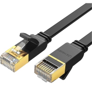 UGREEN 11263 Cat 7 U/FTP Lan Cable Flat Design 5m (Black) NW106 image
