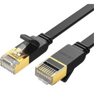 UGREEN 11264 Cat 7 U/FTP Lan Cable Flat Design 8m (Black) NW106 image