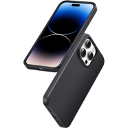 UGREEN 15031 Silky Silicone Protective Case for iPhone 14 Pro (Black) LP631 image