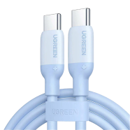 UGREEN 15281 USB-C to USB-C Silicone Fast Charging Cable Blue 2m US563 image