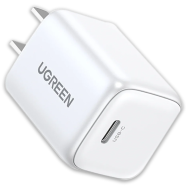 UGREEN 15329 Nexode 30W USB-C PD GaN Fast Charger US (White) CD319 image