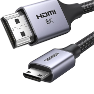 UGREEN 15514 Mini HDMI to HDMI 8K Cable 1m HD163 image