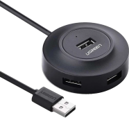 UGREEN 20277 USB 2.0 Hub 4 Ports 1m (Black) CR106 image
