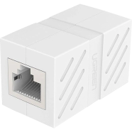 UGREEN 20311 RJ45 Network Keystone Jack Inline Coupler Female to Female 1pcs (White) NW114 image