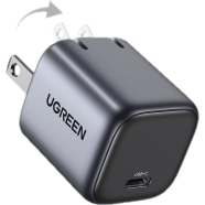 UGREEN 25256 Nexode 30W USB-C PD GaN Fast Charger US (Space Gray) CD319 image