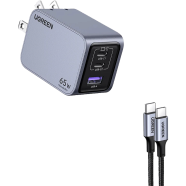 UGREEN 25870 Nexode Pro 65W 3-Port GaN Fast Charger Set US X755 image