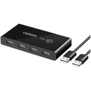 UGREEN 30767 2 In 4 Out USB 2.0 Sharing Switch Box US216 image