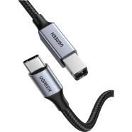 UGREEN 35004 USB-C to USB-B Cable Black 5m US370 image
