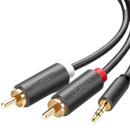 UGREEN 3.5mm Male to 2 RCA Male Audio Cable 10m (Gray) AV102 image