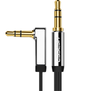 UGREEN 3.5mm Male to 3.5mm Male Flat Cable 5m (Black) AV119 image