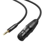 UGREEN 3.5mm Three-Pole Male to XLR Female Audio Cable 2m AV182 image